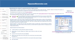 Desktop Screenshot of htpasswdgenerator.com