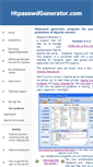 Mobile Screenshot of htpasswdgenerator.com
